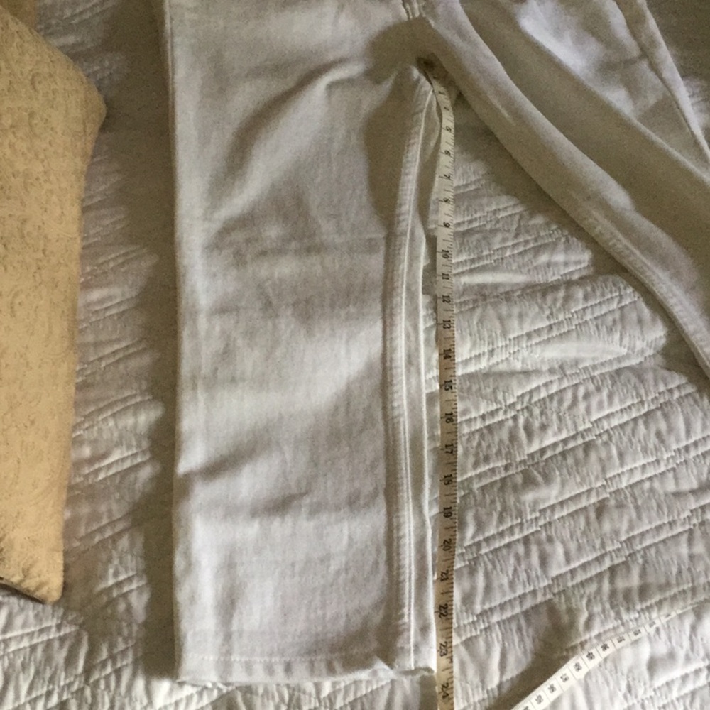 GRLFRND Karolina 100% Cotton Jeans: White Flag 28 - Picture 7 of 8